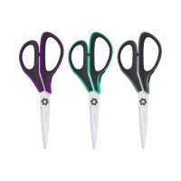 Ножницы Berlingo Easycut 350 21 см, ассорти, эргономичные ручки, мягкие вставки, европодвес DNn_21035