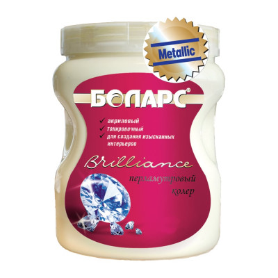 Краска БОЛАРС Vavilon - Brilliance Металлик (золото) 2 кг 5389