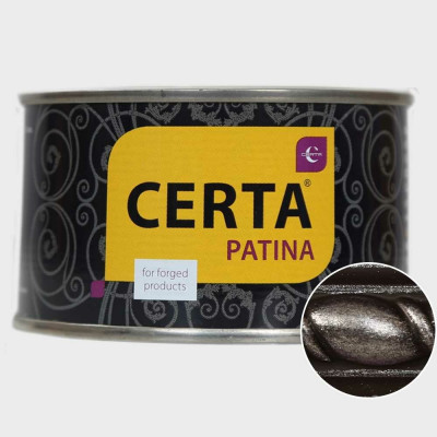 Термостойкая эмаль Certa CERTA-PATINA до 700 градусов, серебро, 0.16 кг PATR0055