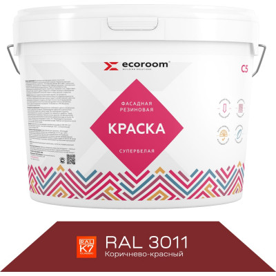 Фасадная резиновая краска ECOROOM Е-Кр-3383/3011