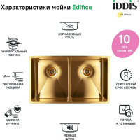 Мойка IDDIS Edifice EDI75B2i77
