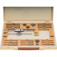 Набор метчиков и плашек Bucovice Tools UNC №5-№12 115CrV3 22пр 315000