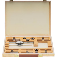Набор метчиков и плашек Bucovice Tools UNC №5-№12 115CrV3 22пр 315000