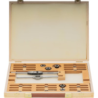 Набор метчиков и плашек Bucovice Tools UNF №5-№12 115CrV3 17пр 316000