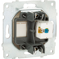 Механизм компьютерной 1-местной розетки RJ45 OVIVO CAT6, крем, 600-000302-229