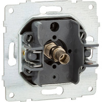 Механизм розетки OVIVO спутник F-коннектор, серебро, 600-000310-231