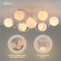 Потолочная люстра Moderli Circle V1150-5C