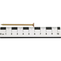 Универсальный саморез МЕТАЛЛСЕРВИС 4x60 желтый цинк, 200 шт. 1240079