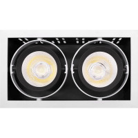Встраиваемый светильник Ambrella Light Techno T812 BK/CH/2 12W/4200K