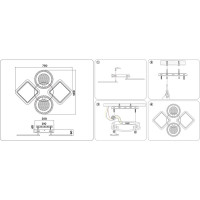 Накладной светильник Ambrella Light Original FA431