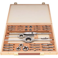 Набор метчиков и плашек Bucovice Tools BSW 1/8-1/2 115CrV3 34 предмета 311012