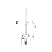 Смеситель для мойки Fmark FS8442H-02