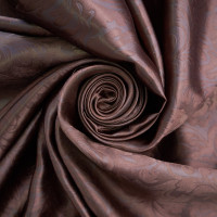 Портьерная штора witerra водевиль блэкаут, шоколад, 190x275, 1 шт 100007