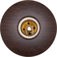 Патрон-основание TDM ELECTRIC керамический E27, ЭКО, венге SQ0335-0027