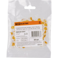 Клемма TDM ELECTRIC соединительная скотч-лок К-1, (d=0,4-0,7 мм), D=1,52 мм упаковка 50 штук SQ0520-0201