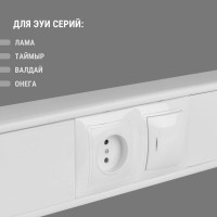 Суппорт-держатель TDM ELECTRIC ЭУИ для кабель-канала, 100x40, 10 штук SQ0402-0140