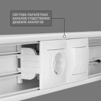 Суппорт-держатель TDM ELECTRIC ЭУИ для кабель-канала, 100x40, 10 штук SQ0402-0140