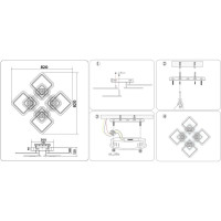 Накладной светильник Ambrella Light Ice FA289