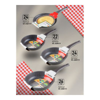 Блинная литая сковорода PERFECTO LINEA Grey 24 см 55-242111