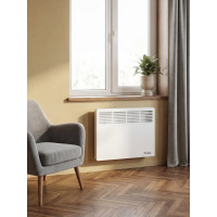 Электрический конвектор MTX км-1000.1, 230в, 1 квт, x-образный нагреватель, колеса, термостат 98124