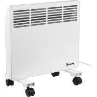 Электрический конвектор MTX км-1000.1, 230в, 1 квт, x-образный нагреватель, колеса, термостат 98124