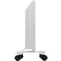 Электрический конвектор MTX км-1000.1, 230в, 1 квт, x-образный нагреватель, колеса, термостат 98124