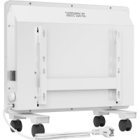 Электрический конвектор MTX км-1000.1, 230в, 1 квт, x-образный нагреватель, колеса, термостат 98124