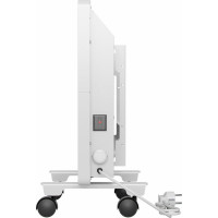 Электрический конвектор MTX км-1000.1, 230в, 1 квт, x-образный нагреватель, колеса, термостат 98124