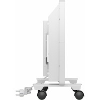 Электрический конвектор MTX км-1000.1, 230в, 1 квт, x-образный нагреватель, колеса, термостат 98124