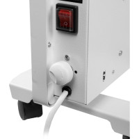 Электрический конвектор MTX км-1000.1, 230в, 1 квт, x-образный нагреватель, колеса, термостат 98124