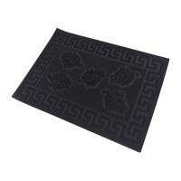 Придверный коврик Blabar Клен 40x60 см, черный 92014