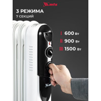 Масляный обогреватель MTX och-1500, 230 в, 1500 вт 98302