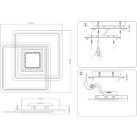 Накладной светильник Ambrella Light Ice FA262