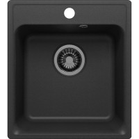 Кухонная мойка uperwood из искусственного камня UPD-406_прямоугольная, цвет уголь 391020200