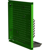 Металлическая перфопанель ООО Металекс Metalex 900x900 зелёная с комплектом аксессуаров PRZA9090