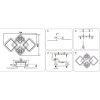 Накладной светильник Ambrella Light Ice 17 FA286