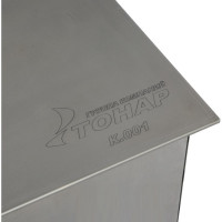 Двухъярусная коптильня с поддоном для сбора жира Тонар 450x280x240 мм, сталь 1.5 мм К-001 068625