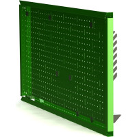Металлическая перфопанель ООО Металекс Metalex 400x600 зелёная с комплектом аксессуаров PRZA4060
