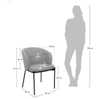 Стул BRADEX milan бирюзовый FR 0514