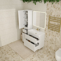 Тумба напольная Style Line "Атлантика 80", Люкс антискрейч, PLUS СС-00000604