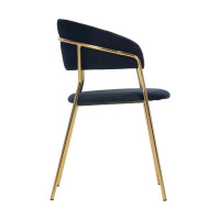 Стул BRADEX turin черный с золотыми ножками FR 0797