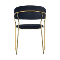 Стул BRADEX turin черный с золотыми ножками FR 0797