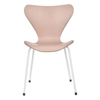 Стул BRADEX seven пудровый с белыми ножками FR 0820