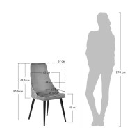 Стул BRADEX dave латте с жаккардом RF 0200