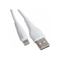 Кабель USB Borofone BX18 для Lightning, 2.4A, длина 1м, белый 903275