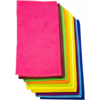 Салфетки из микрофибры LI-SA (47388) в наборе 10 шт., 25x25 см 44430