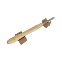 Токарный резец мейсель полукруглый 20 мм (Oval-chisel, skew) STUBAI 62151