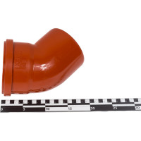 Канализационный отвод КОНТУР РР D110x45 ОРАНЖ 078400110300