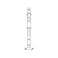 Врезной замок Hafele PZ нержавеющая сталь, бронза 55/20 911.02.449