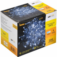 Гирлянда нить IEK 20м 200w ip44 прозрачный 230в кон. 8 LGDU111-2-200-20-T-S-44
